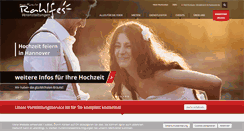 Desktop Screenshot of feiern-in-hannover.de